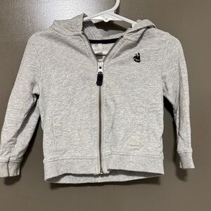 Carter's Light Gray Kids Zip-Up Hoodie